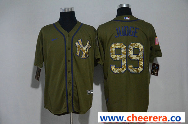 Aaron Judge New York Yankees olive jersey