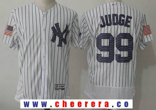 Aaron Judge New York Yankees white jersey