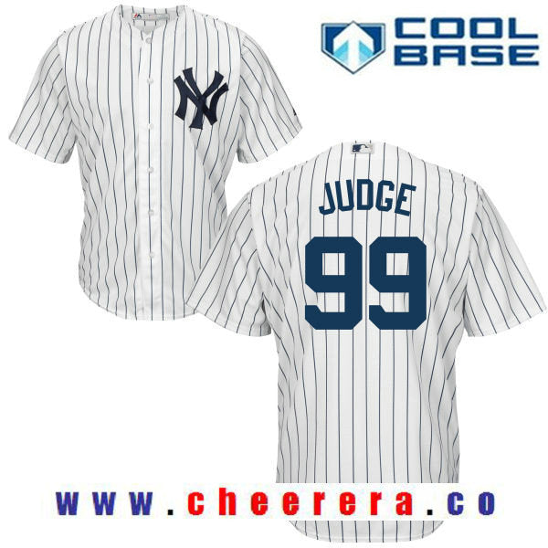 Aaron Judge New York Yankees white Home jersey