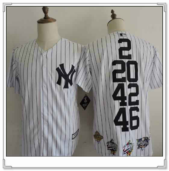 New York Yankees white Cooperstown jersey