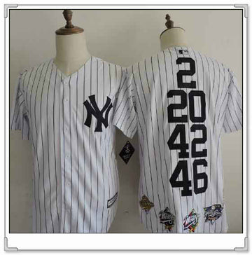 New York Yankees white Cooperstown jersey