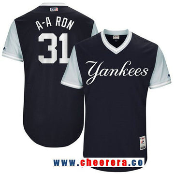 Aaron Hicks New York Yankees navy jersey