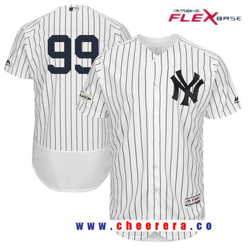Aaron Judge Majestic New York Yankees white jersey