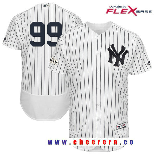 Aaron Judge Majestic New York Yankees white jersey
