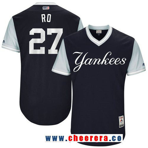 Austin Romine New York Yankees navy jersey