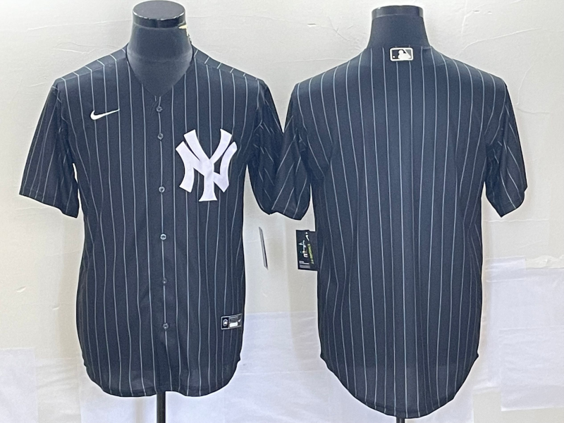 Custom New York Yankees black jersey