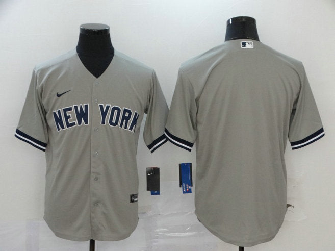 Custom New York Yankees gray jersey