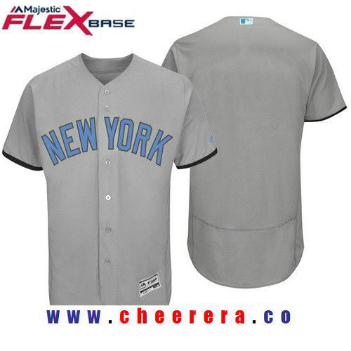 Custom New York Yankees gray jersey
