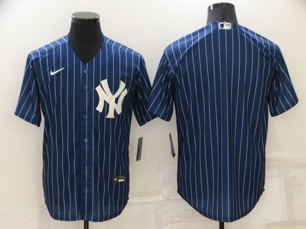 Custom New York Yankees navy jersey