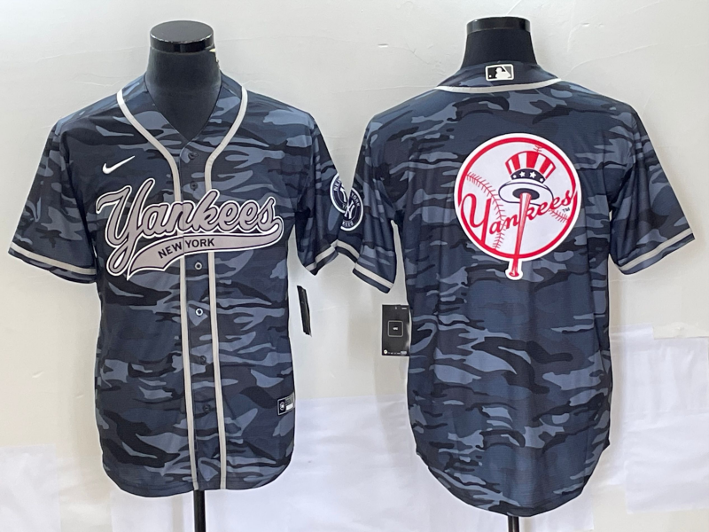 New York Yankees gray Camo jersey