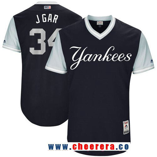 Jaime Garcia New York Yankees navy jersey