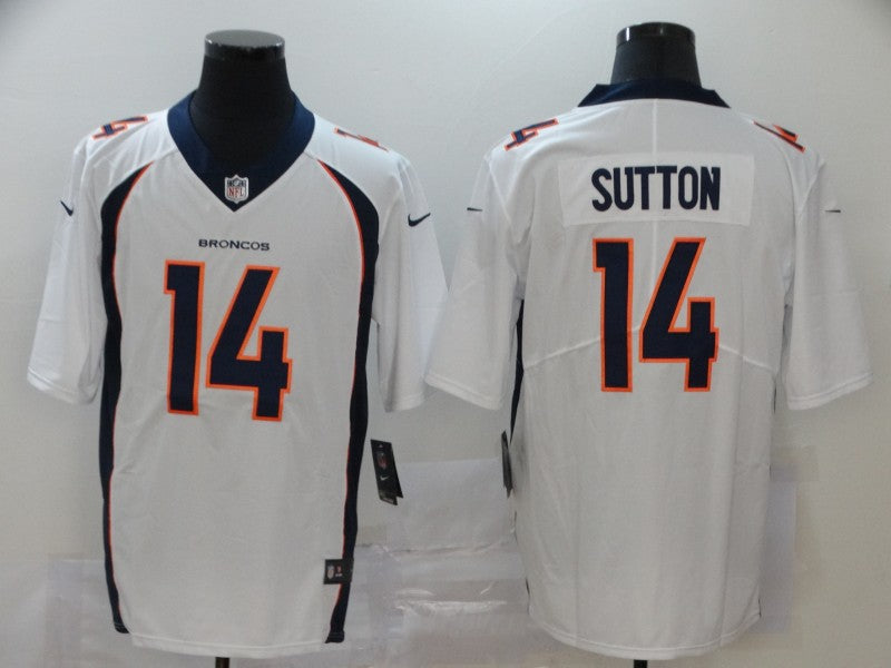 Nike Courtland Sutton Denver Broncos white Vapor jersey