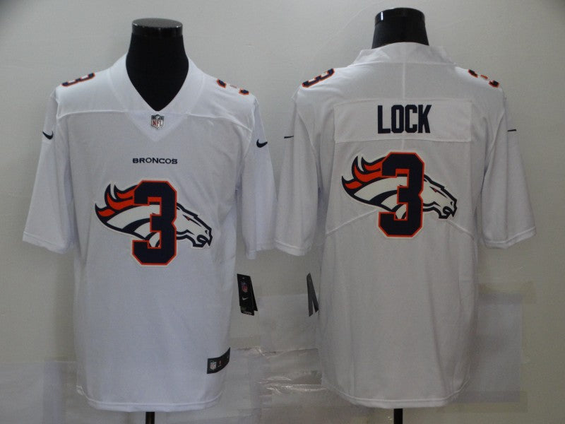 Nike Drew Lock Denver Broncos white Limited jersey
