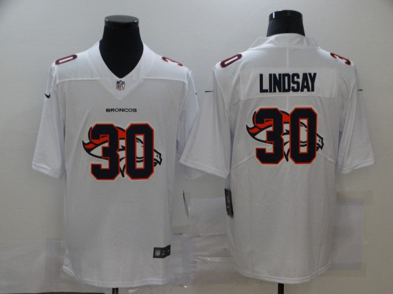Nike Phillip Lindsay Denver Broncos white Limited jersey