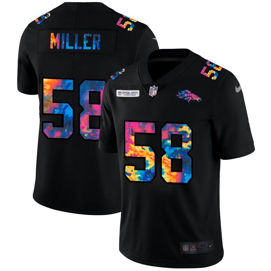 Nike Von Miller Denver Broncos black Vapor jersey