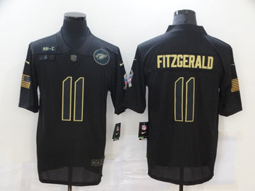 Nike Larry Fitzgerald Arizona Cardinals black Salute To Service jersey