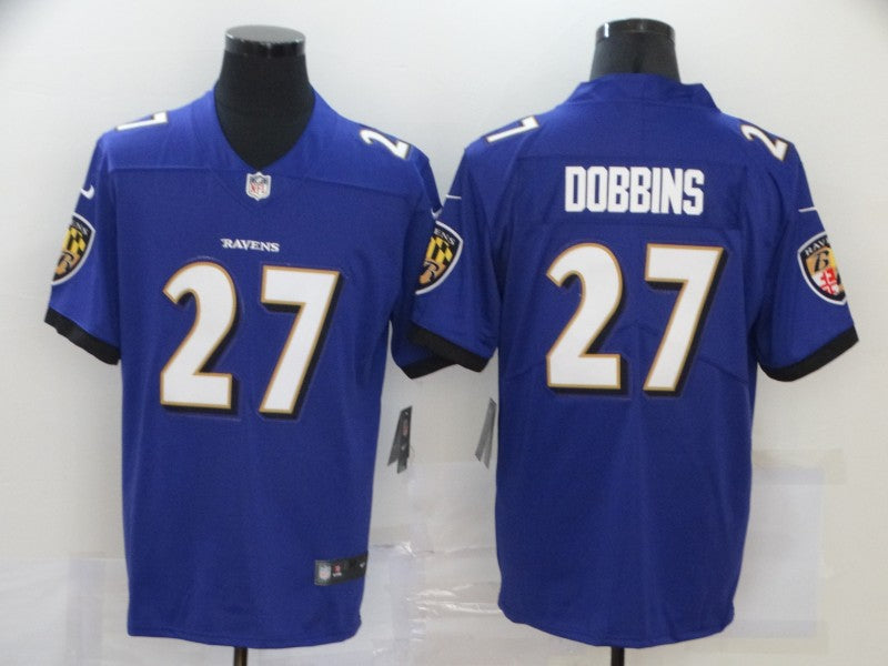 Nike J.K. Dobbins Baltimore Ravens purple Vapor jersey