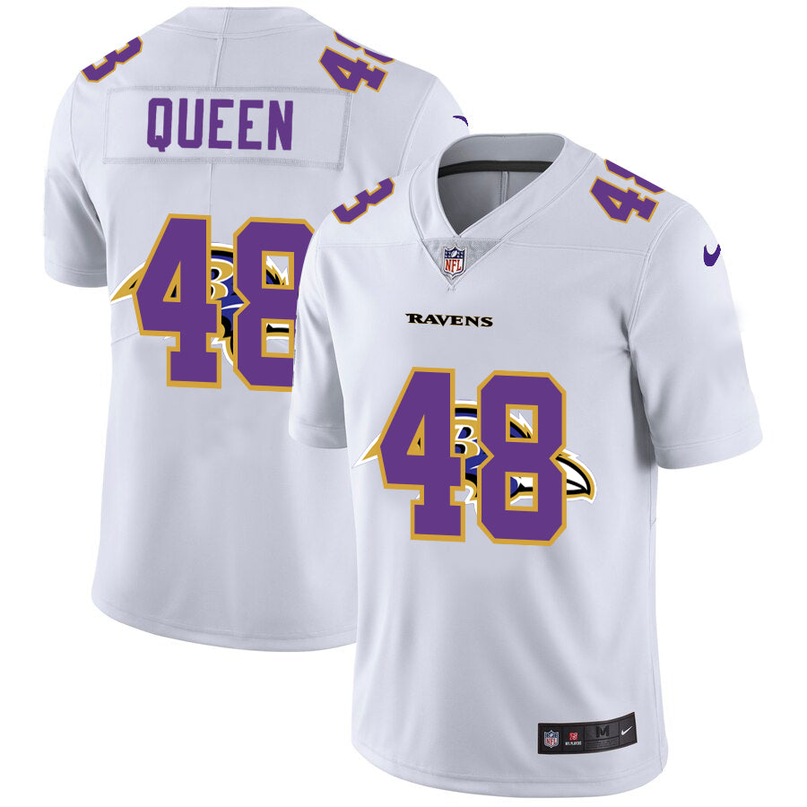 Nike Patrick Queen Baltimore Ravens white Limited jersey