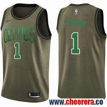 Nike Walter Boston Celtics brown Salute To Service jersey