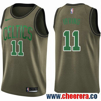 Nike Kyrie Irving Boston Celtics green Salute To Service jersey