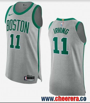 Nike Kyrie Irving Boston Celtics grey jersey
