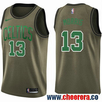 Nike Marcus Morris Boston Celtics green Salute To Service jersey