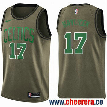 Nike John Havlicek Boston Celtics green Salute To Service jersey