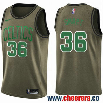 Nike Marcus Smart Boston Celtics green Salute To Service jersey