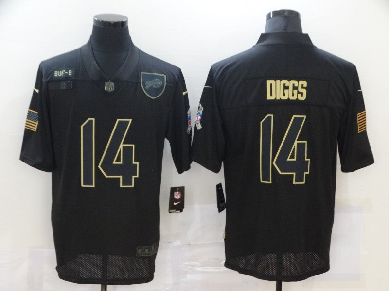 Nike Stefon Diggs Buffalo Bills black Salute To Service jersey