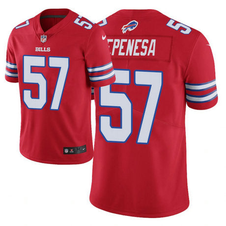 Nike AJ Epenesa Buffalo Bills red Color Rush jersey