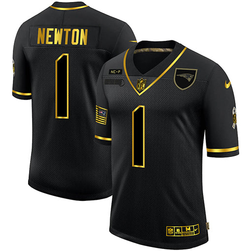 Nike Cam Newton Carolina Panthers black Salute To Service jersey