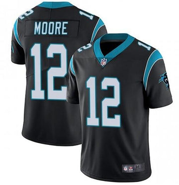 Nike DJ Moore Carolina Panthers black Vapor jersey