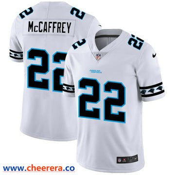 Nike Christian McCaffrey Carolina Panthers white Vapor jersey