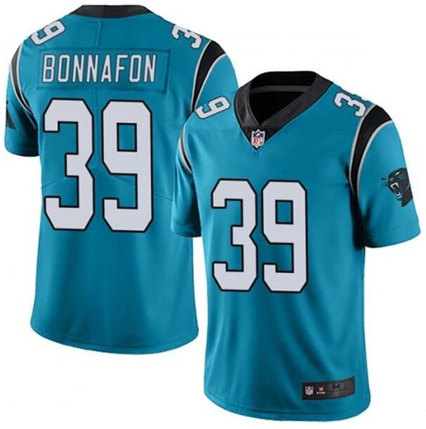 Nike Reggie Bonnafon Carolina Panthers blue Vapor jersey