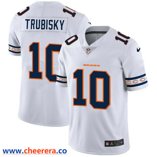 Nike Mitchell Trubisky Chicago Bears white Vapor jersey