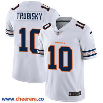 Nike Mitchell Trubisky Chicago Bears white Vapor jersey