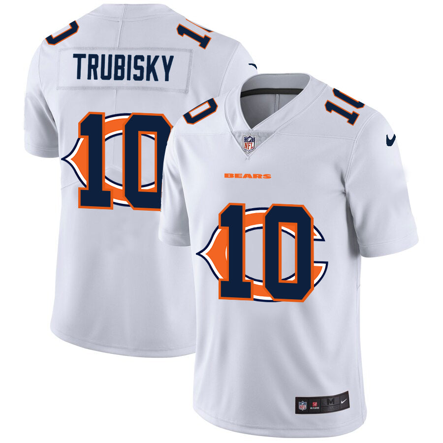 Nike Mitchell Trubisky Chicago Bears white Limited jersey