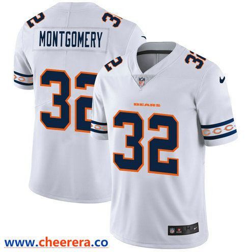 Nike David Montgomery Chicago Bears white Vapor jersey
