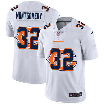 Nike David Montgomery Chicago Bears white Limited jersey
