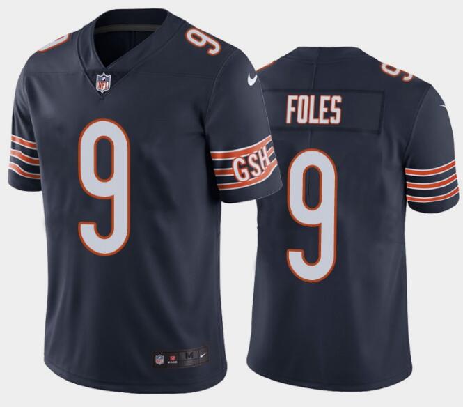 Nike Nick Foles Chicago Bears navy Vapor jersey