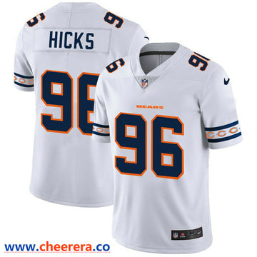 Nike Akiem Hicks Chicago Bears white Vapor jersey