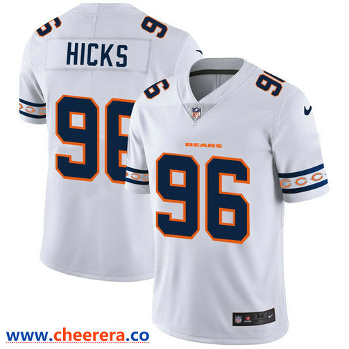 Nike Akiem Hicks Chicago Bears white Vapor jersey