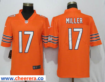 Nike Chicago Bears orange Vapor jersey