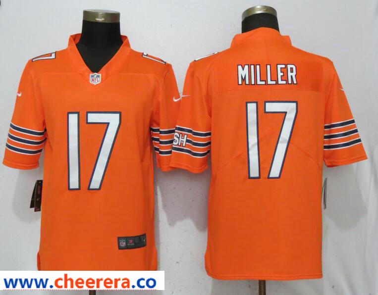 Nike Chicago Bears orange Vapor jersey