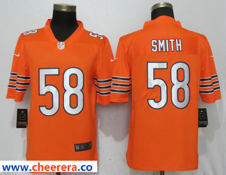 Nike Chicago Bears orange Vapor jersey