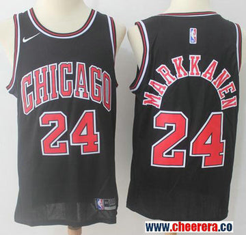 Nike Lauri Markkanen Chicago Bulls black jersey