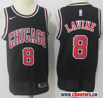 Nike Zach LaVine Chicago Bulls black jersey