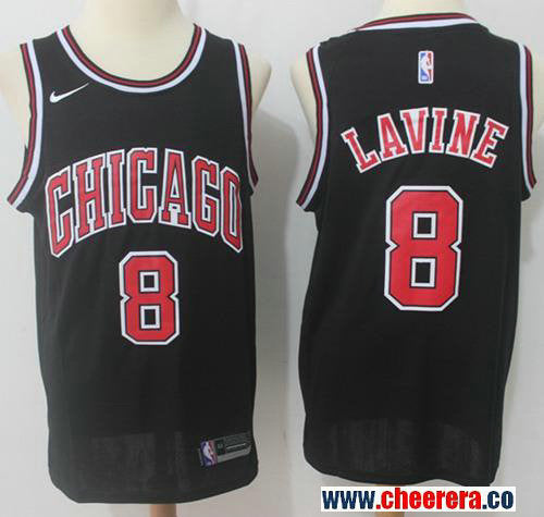 Nike Zach LaVine Chicago Bulls black jersey
