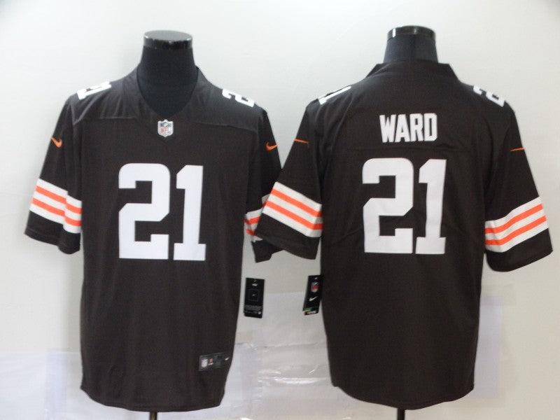 Nike Denzel Ward Cleveland Browns brown Vapor jersey