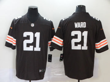 Nike Denzel Ward Cleveland Browns brown Vapor jersey